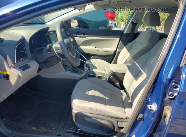 5NPD74LF5JH386097 2018 HYUNDAI ELANTRA Blue Widok wnętrza z przodu