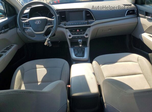 5NPD74LF5JH386097 2018 HYUNDAI ELANTRA Blue Widok deski rozdzielczej