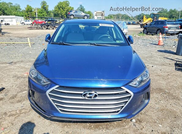 5NPD74LF5JH386097 2018 HYUNDAI ELANTRA Blue Widok z przodu