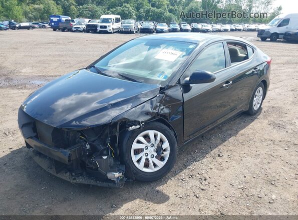 5NPD74LF5JH390540 2018 HYUNDAI ELANTRA Black Vista frontal