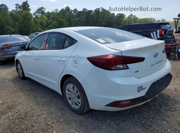 5NPD74LF5KH407256 2019 HYUNDAI ELANTRA White Задня ліва чверть