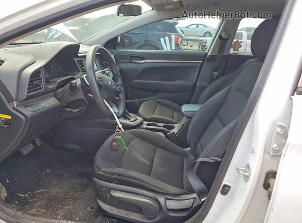5NPD74LF5KH407256 2019 HYUNDAI ELANTRA White Вид салону спереду