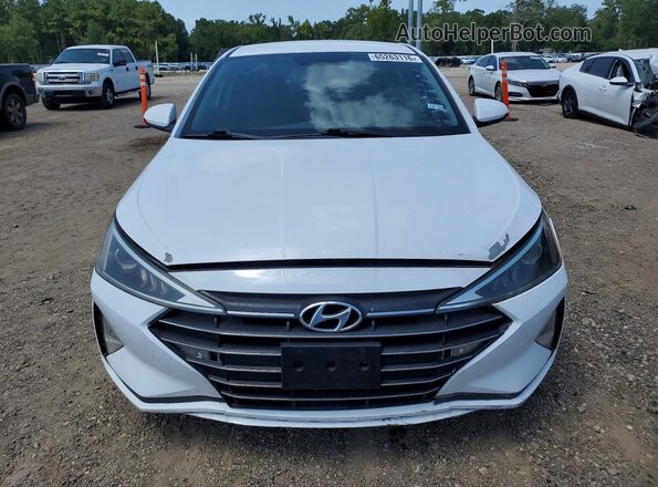 5NPD74LF5KH407256 2019 HYUNDAI ELANTRA White Вид спереду