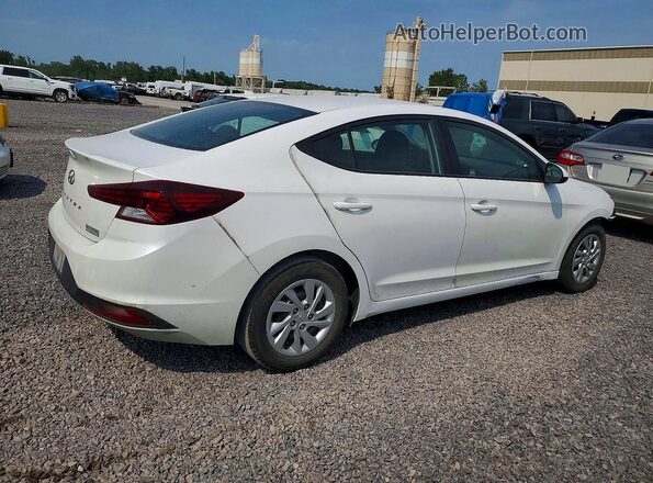 5NPD74LF5KH424641 2019 HYUNDAI ELANTRA White უკანა მარჯვენა