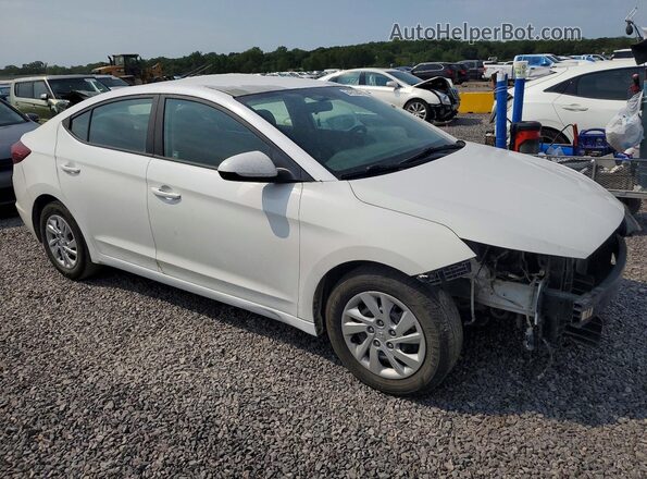 5NPD74LF5KH424641 2019 HYUNDAI ELANTRA White წინა მარჯვენა