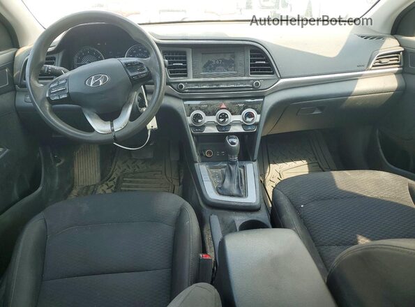 5NPD74LF5KH424641 2019 HYUNDAI ELANTRA White წინა პანელის ხედი