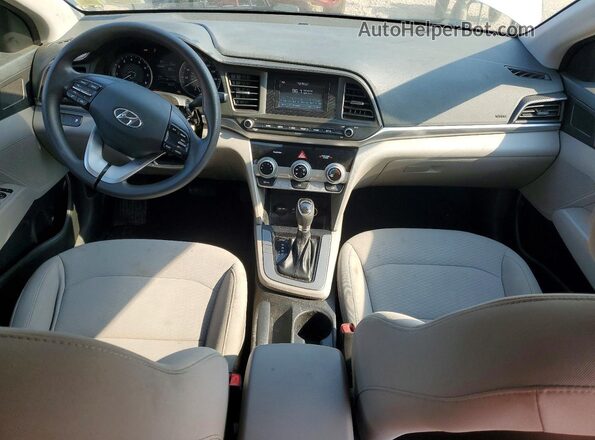 5NPD74LF5KH461365 2019 HYUNDAI ELANTRA Серый Вид панели приборов