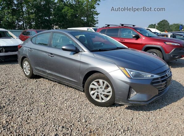 5NPD74LF5KH461365 2019 HYUNDAI ELANTRA Серый Передняя правая четверть