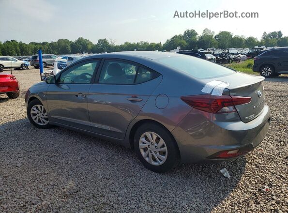 5NPD74LF5KH461365 2019 HYUNDAI ELANTRA Серый Задняя левая четверть