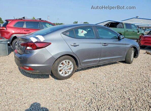 5NPD74LF5KH461365 2019 HYUNDAI ELANTRA Серый Задняя правая четверть