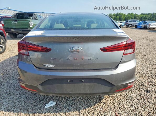 5NPD74LF5KH461365 2019 HYUNDAI ELANTRA Серый Вид сзади