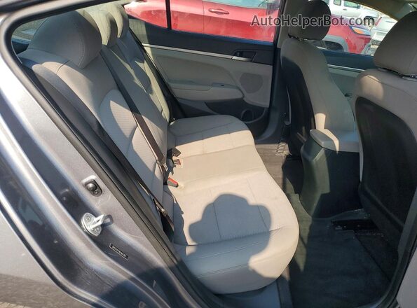 5NPD74LF5KH461365 2019 HYUNDAI ELANTRA Серый Вид задних сидений