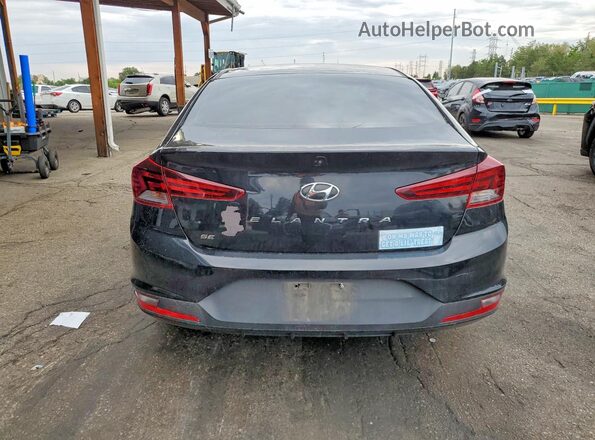 5NPD74LF5KH470874 2019 HYUNDAI ELANTRA Black Rear view