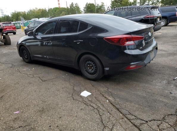 5NPD74LF5KH470874 2019 HYUNDAI ELANTRA Black Rear left