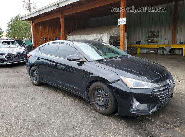 5NPD74LF5KH470874 2019 HYUNDAI ELANTRA Black Front right