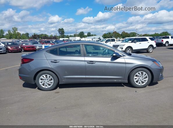 5NPD74LF5KH476576 2019 HYUNDAI ELANTRA Black უკანა სალონის ხედი