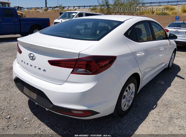 5NPD74LF5KH479946 2019 HYUNDAI ELANTRA White Tył prawy
