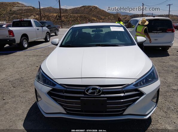 5NPD74LF5KH479946 2019 HYUNDAI ELANTRA White Widok wnętrza 360 stopni