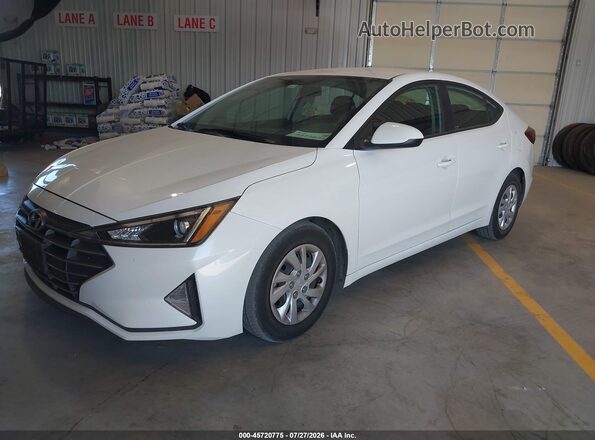 5NPD74LF5KH480420 2019 HYUNDAI ELANTRA White Front left