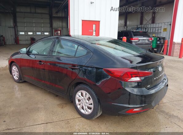 5NPD74LF5KH485861 2019 HYUNDAI ELANTRA Black Задня ліва чверть