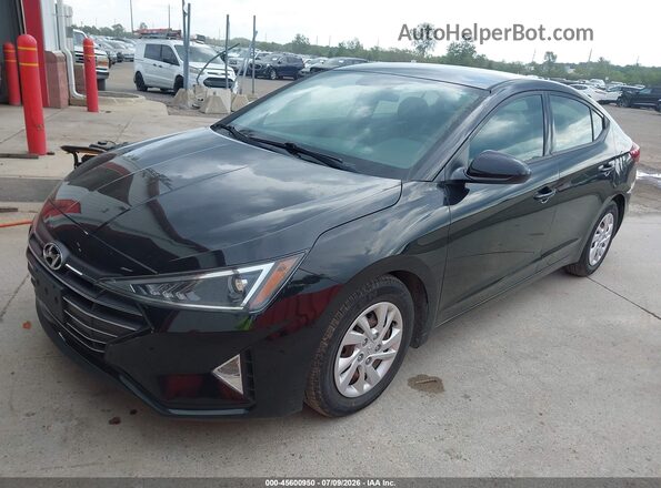 5NPD74LF5KH485861 2019 HYUNDAI ELANTRA Black Передня ліва чверть