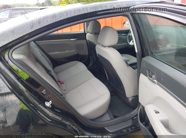 5NPD74LF5KH485861 2019 HYUNDAI ELANTRA Black Вид наклейки з VIN-кодом