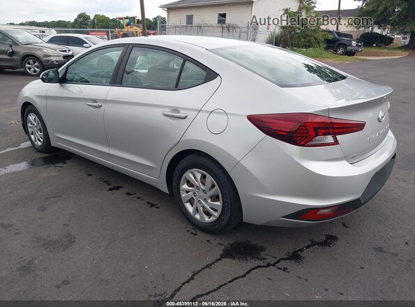 5NPD74LF5KH486640 2019 HYUNDAI ELANTRA Silver Հետևի ձախ