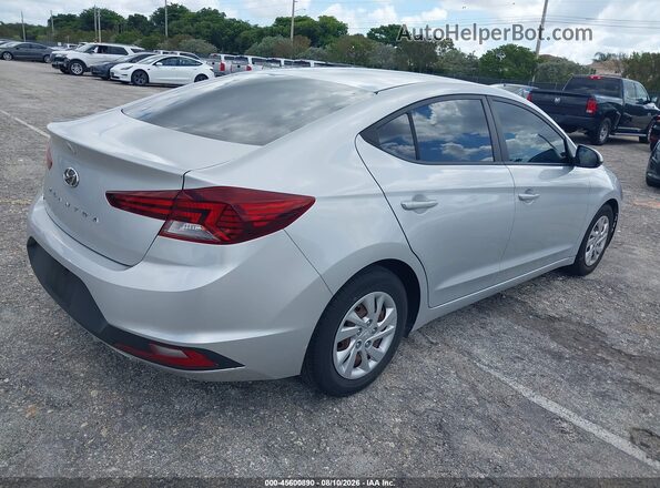 5NPD74LF5KH487156 2019 HYUNDAI ELANTRA Silver Задня права чверть