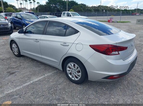 5NPD74LF5KH487156 2019 HYUNDAI ELANTRA Silver Задня ліва чверть