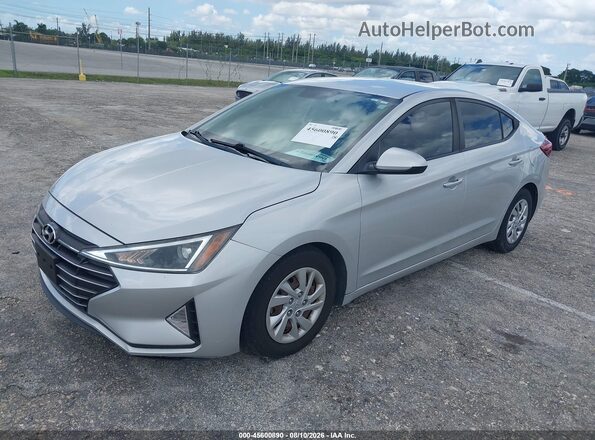 5NPD74LF5KH487156 2019 HYUNDAI ELANTRA Silver Передня ліва чверть