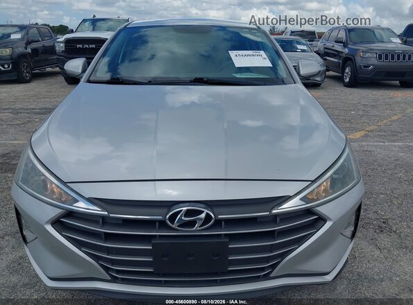 5NPD74LF5KH487156 2019 HYUNDAI ELANTRA Silver Вид спереду
