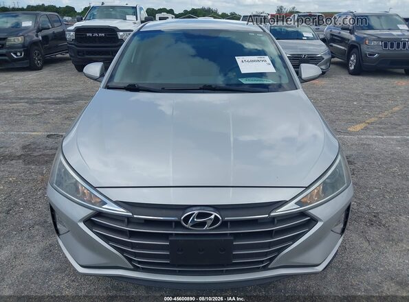 5NPD74LF5KH487156 2019 HYUNDAI ELANTRA Silver Вид щитка приладів