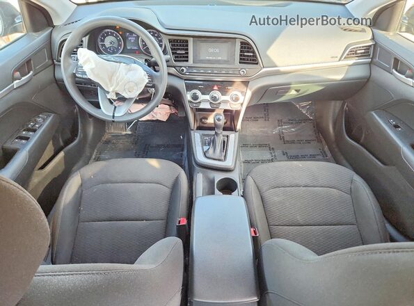 5NPD74LF5KH488520 2019 HYUNDAI ELANTRA Black Առջևի վահանակի տեսք