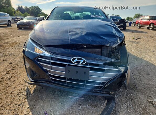 5NPD74LF5KH488520 2019 HYUNDAI ELANTRA Black Դիմացի տեսք