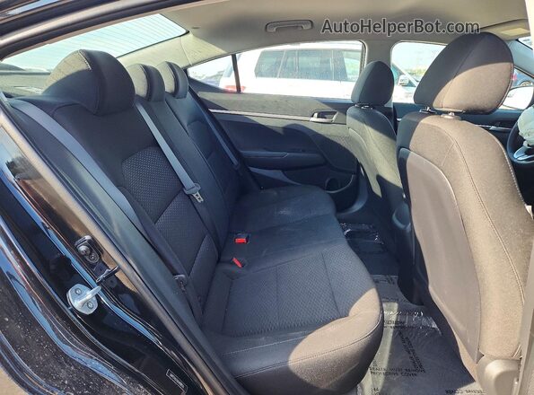 5NPD74LF5KH488520 2019 HYUNDAI ELANTRA Black Հետևի նստատեղերի տեսք