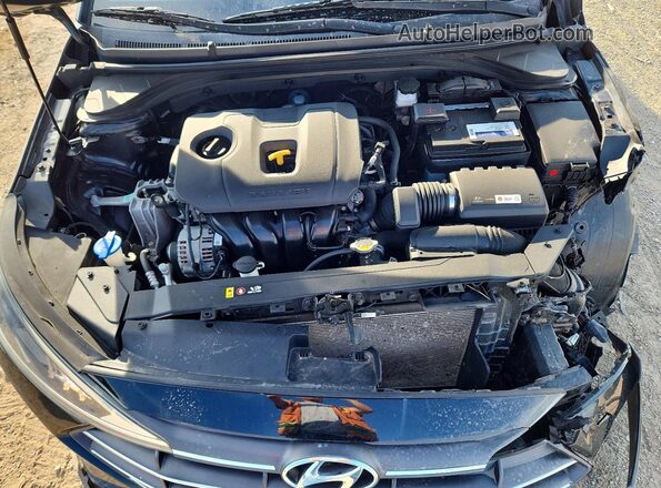 5NPD74LF5KH488520 2019 HYUNDAI ELANTRA Black Սալոնի հետևի տեսք