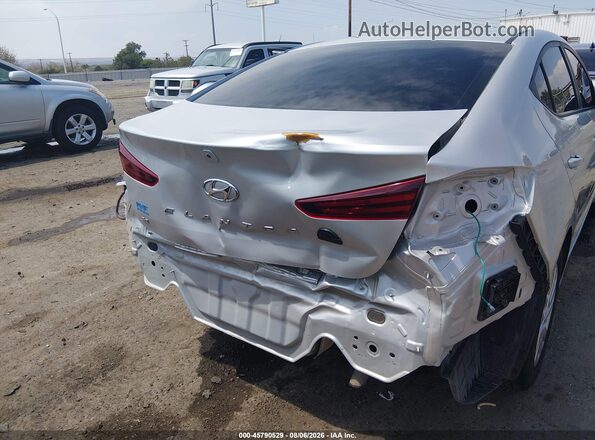 5NPD74LF5KH488856 2019 HYUNDAI ELANTRA Silver წინა ხედი