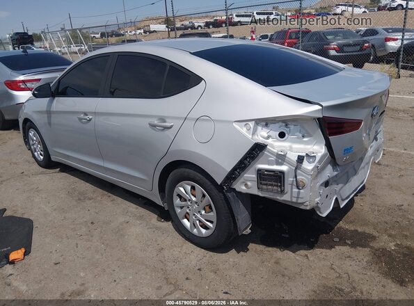 5NPD74LF5KH488856 2019 HYUNDAI ELANTRA Silver უკანა მარცხენა