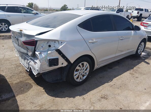 5NPD74LF5KH488856 2019 HYUNDAI ELANTRA Silver უკანა მარჯვენა