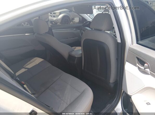 5NPD74LF5KH488856 2019 HYUNDAI ELANTRA Silver VIN კოდის სტიკერის ხედი