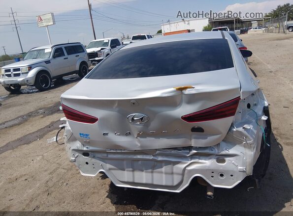 5NPD74LF5KH488856 2019 HYUNDAI ELANTRA Silver 