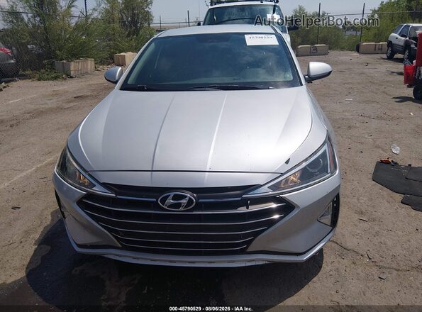 5NPD74LF5KH488856 2019 HYUNDAI ELANTRA Silver უკანა სალონის ხედი
