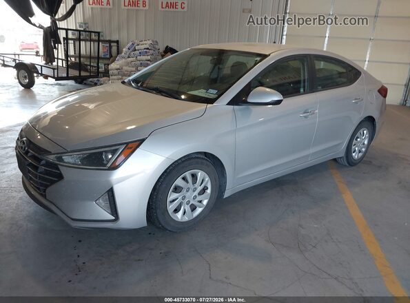 5NPD74LF5KH491238 2019 HYUNDAI ELANTRA Silver Front left