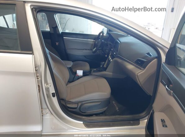 5NPD74LF5KH491238 2019 HYUNDAI ELANTRA Silver Front interior view