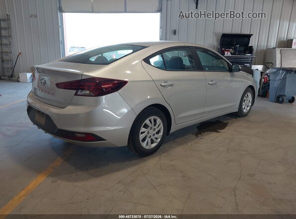 5NPD74LF5KH491238 2019 HYUNDAI ELANTRA Silver Rear right