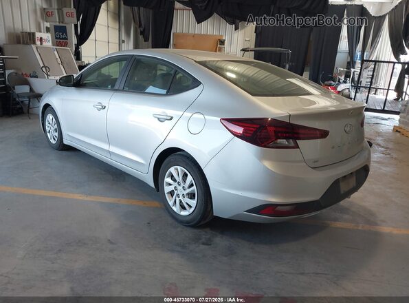5NPD74LF5KH491238 2019 HYUNDAI ELANTRA Silver Rear left