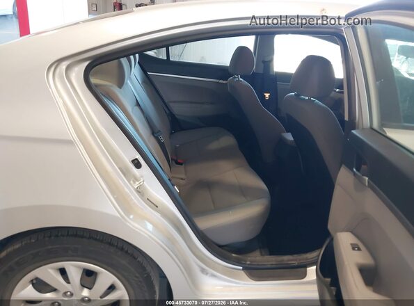 5NPD74LF5KH491238 2019 HYUNDAI ELANTRA Silver VIN sticker view