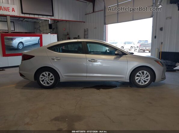 5NPD74LF5KH491238 2019 HYUNDAI ELANTRA Silver Rear interior view