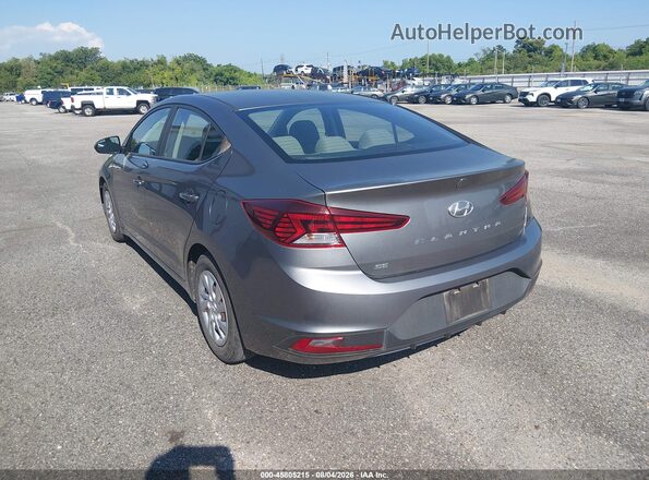 5NPD74LF5KH492938 2019 HYUNDAI ELANTRA Gray უკანა მარცხენა