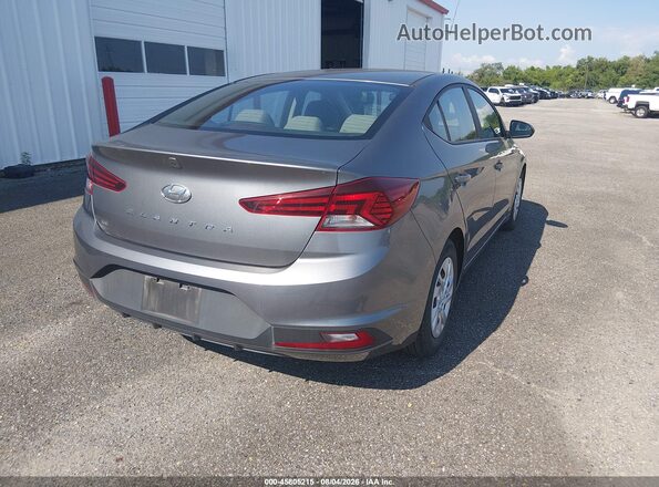 5NPD74LF5KH492938 2019 HYUNDAI ELANTRA Gray უკანა მარჯვენა